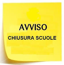 Scuola Infanzia Primaria Secondaria chiusa per nuova allerta meteo